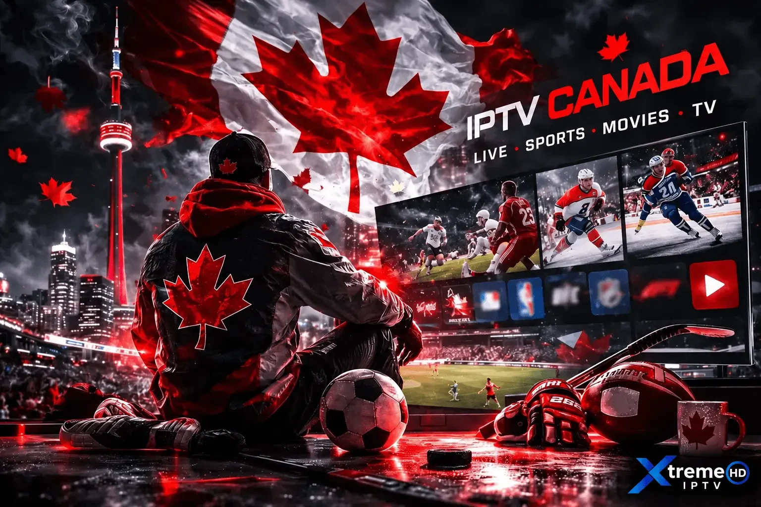 IPTV Canada live television, sports and movies artwork