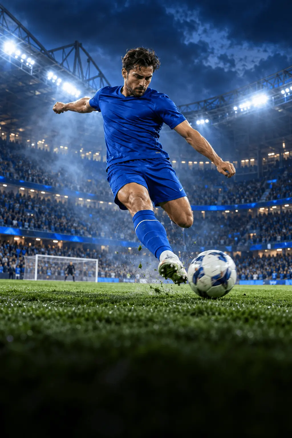 Original AI-created promotional artwork for British football