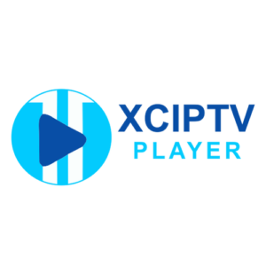 XCIPTV player app displaying live TV channels, movies, series, and electronic program guide on Android TV