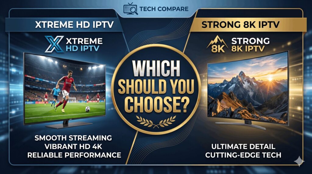 Xtreme HD IPTV vs Strong 8K IPTV: Which Should You Choose?